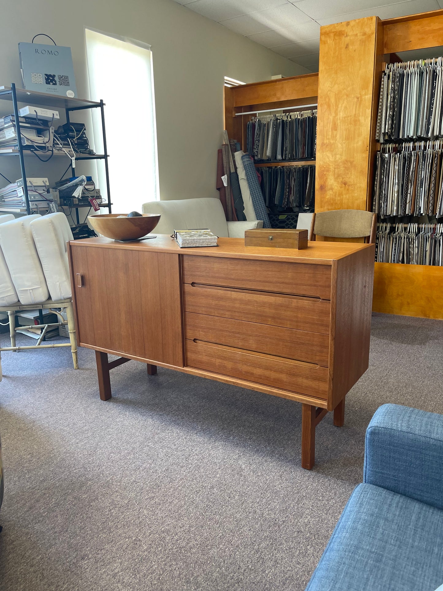 Mid Century Teak Credenza by Troeds Sweden