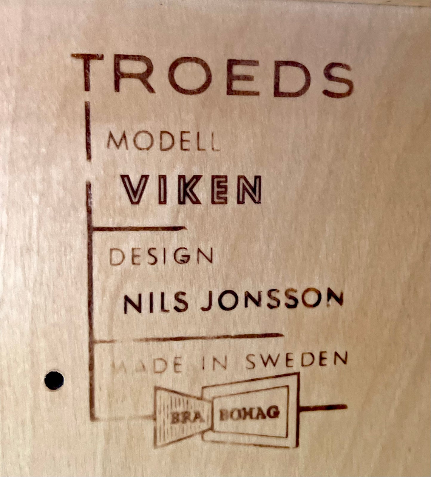 Mid Century Teak Credenza by Troeds Sweden