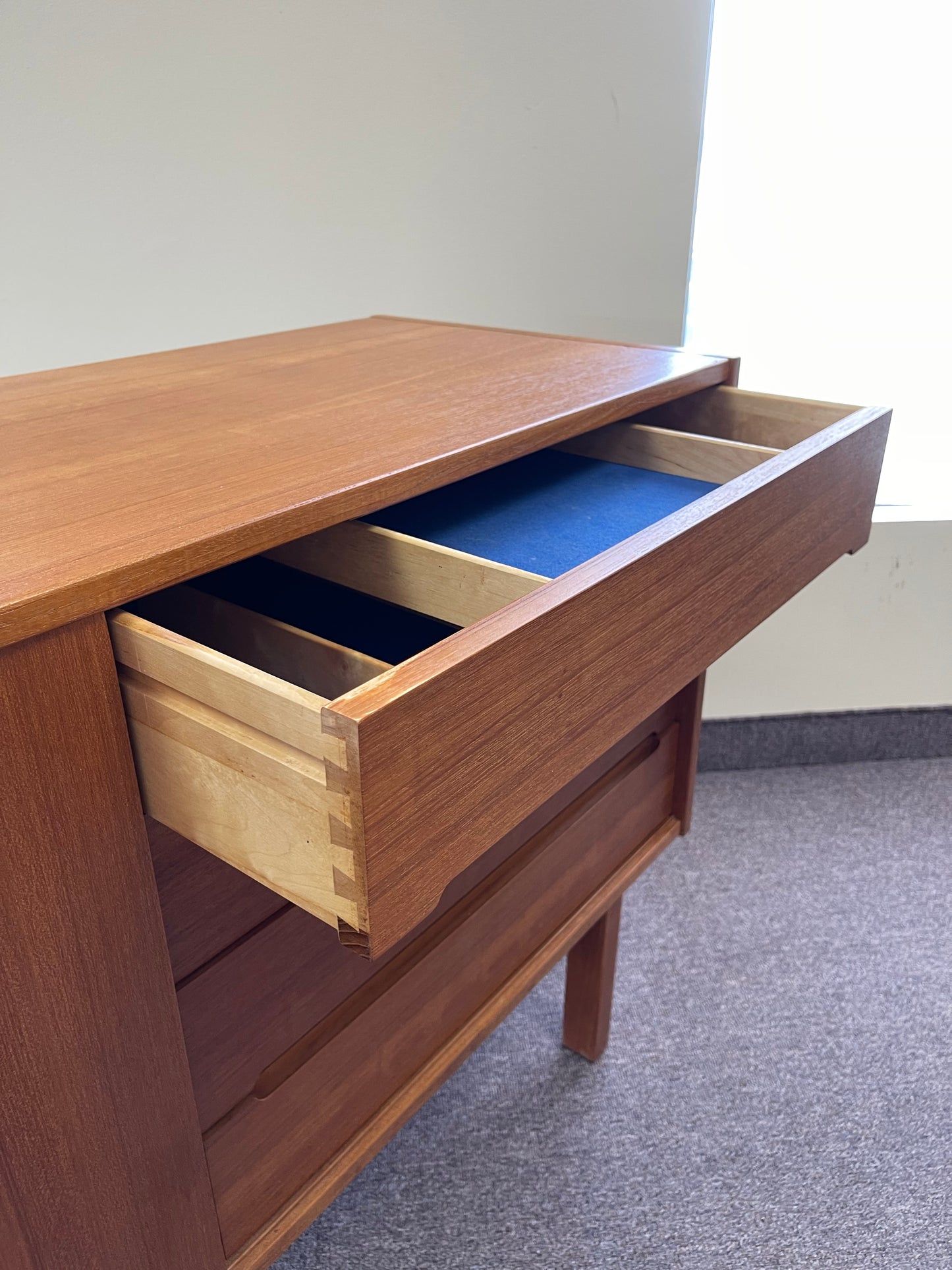 Mid Century Teak Credenza by Troeds Sweden