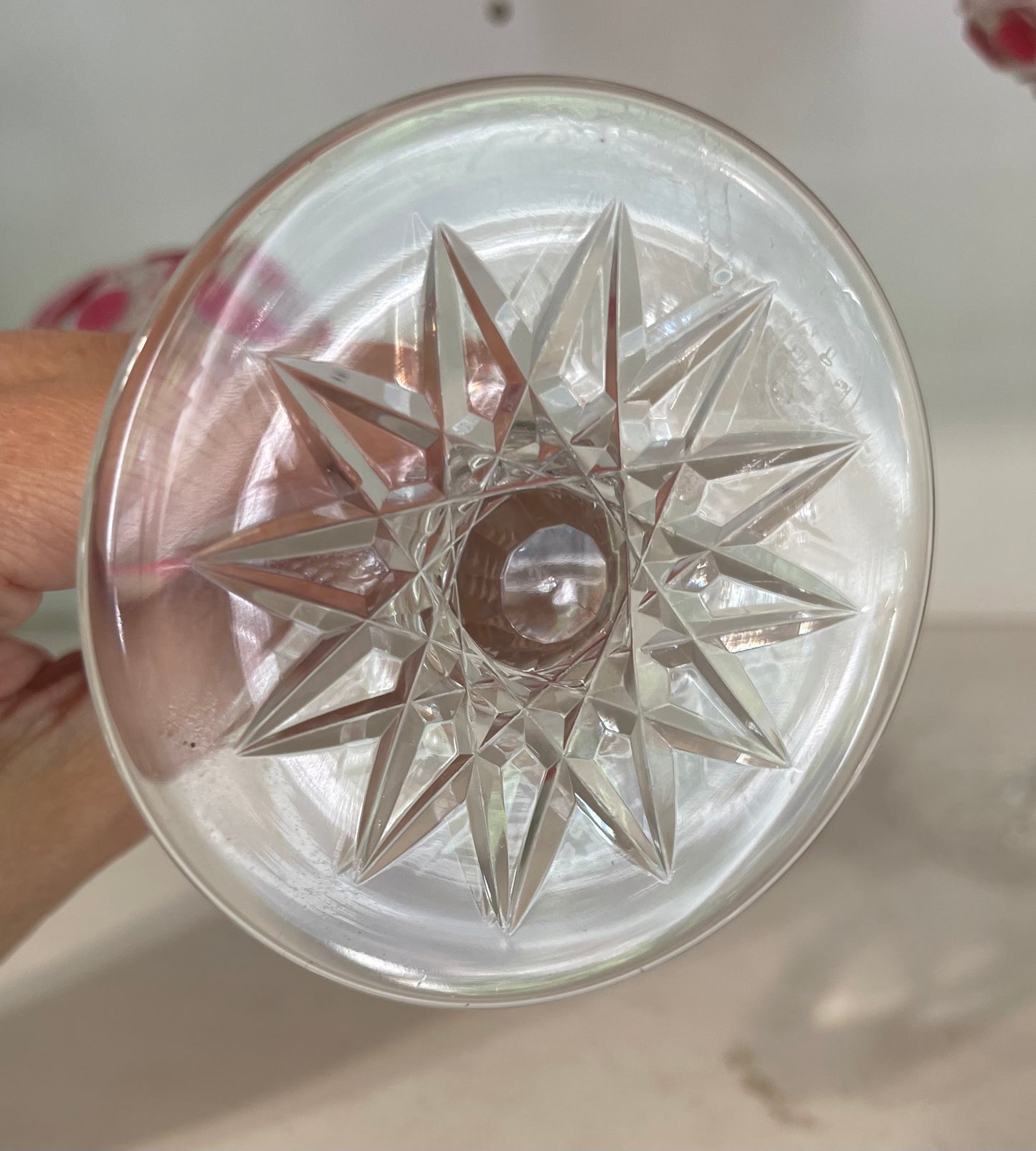 Rare Set of 1930's Baccarat Crystal Cordial glasses