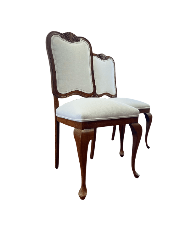 Pair of Elm wood Occasional Chairs