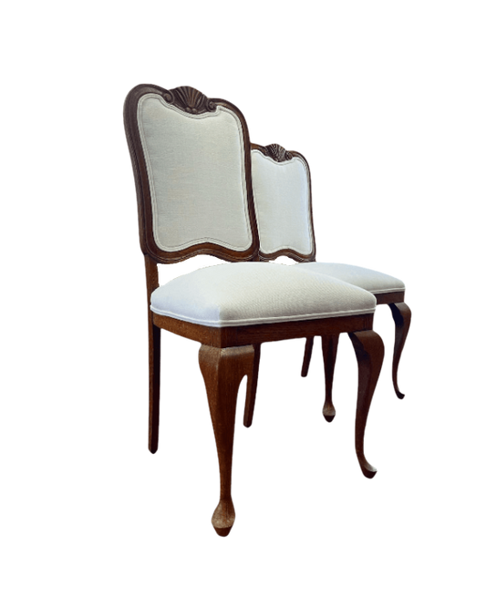 Pair of Elm wood Occasional Chairs